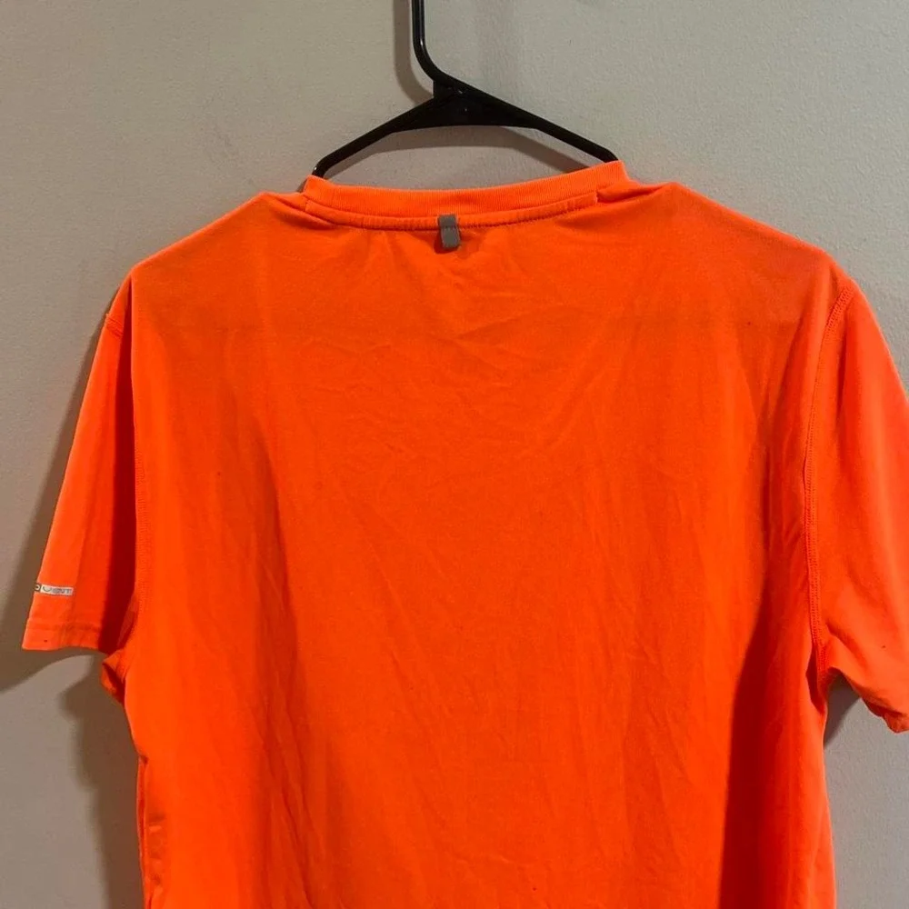Polo SPORT Ralph Lauren Retro Thermovent Orange T Shirt Spellout MENS M‎
